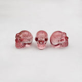 Crystal Skull Charm Necklace Pendant Jewelry Making Accessories