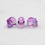 Crystal Skull Charm Necklace Pendant Jewelry Making Accessories