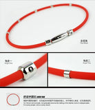 Silicone Titanium Steel Magnet Necklace for Men and Women