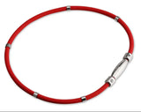 Silicone Titanium Steel Magnet Necklace for Men and Women