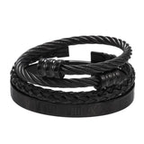Punk Wind Multi-Color Stainless Steel Bracelet