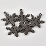 21MM Snowflake-Shaped DIY Jewellery Accessories Necklace Earrings Pendant