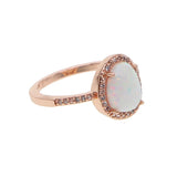 Big Fire Opal Rings for Women - Cheap Elegance Jewelry