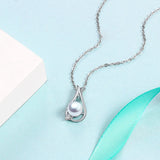 925 Sterling Silver Pearl Charming Pendant
