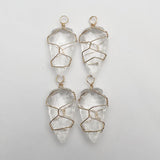 Natural Stone Pendulum Winding Necklace Pendant Charm Accessorie