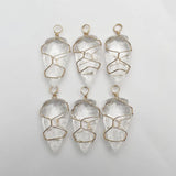 Natural Stone Pendulum Winding Necklace Pendant Charm Accessorie