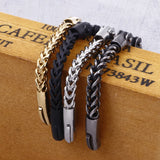 Titanium Steel Locomotive Chain Bracelet
