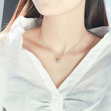 Sweet Diamond Zircon Pendant Necklace for Women