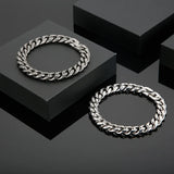 Stainless Steel Edging Bracelet Punk Retro Men's Titanium Steel Bracelet