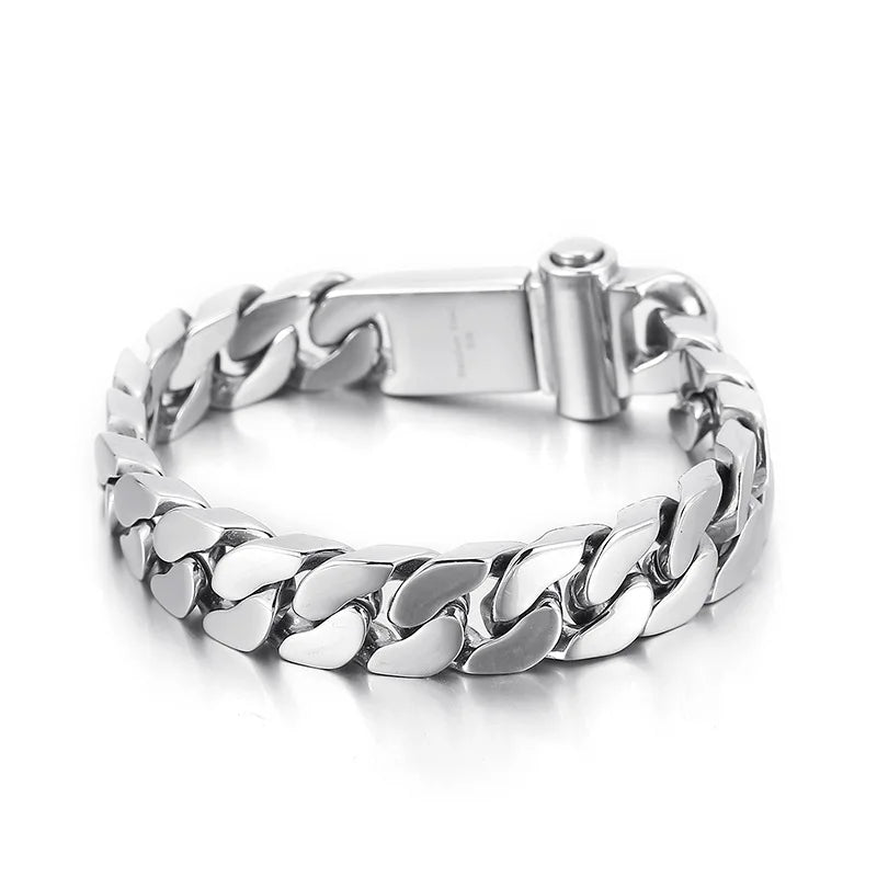 Stainless Steel Men's Bracelet Titanium Steel Punk Style
