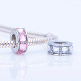 Pink Beads for Jewelry Making, Fits Charm Bracelet