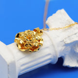 925 Sterling Silver Sunflower Necklace Women's Wedding Accessories