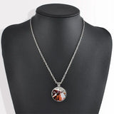 Retro Witch Crystal Pendant for Halloween