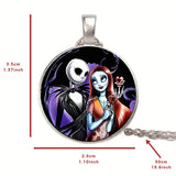 Pop Retro Witch Crystal Pendant Halloween Christmas