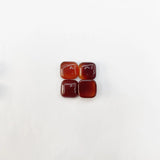 12MM Red Agate Square Bead 16pcs Natural Stone for Jewelry Making