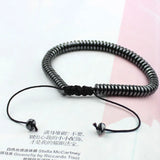 Hematite Beads Bracelets DIY Hand Strand Men Bracelets Adjustable Length