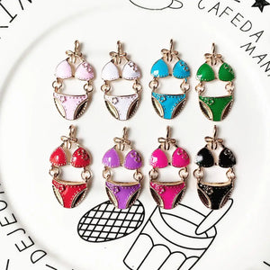 Sexy Bra & Panties Shape Oil Drop Earrings 30pcs