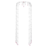 Rhinestone Tassel Hair Ornament Water Drop Crystal Hairpin