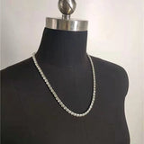 Rhinestone Necklace Girl Lady Jewelry 2 Colors