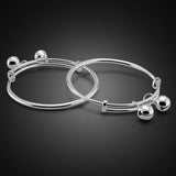 Solid 925 Silver Baby Bracelet with Bells