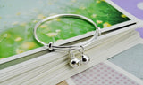 Solid 925 Silver Baby Bracelet with Bells