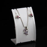 Fashion Simple Stylish Pendant Necklace Chain Earring Display Stand