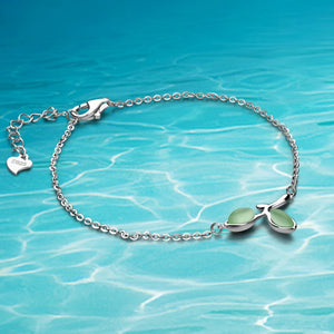 925 Silver Leaves Bracelet for Women - Charm Bracelet for Bestie