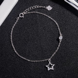 925 Silver Star Bracelet Women's Jewelry