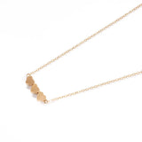 Three Hearts Necklace Female Pop Alloy Chain Manual Sautoir