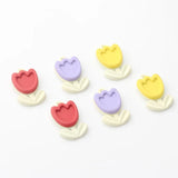 Handmade Multi-Alloy Tulip Flower Pendants