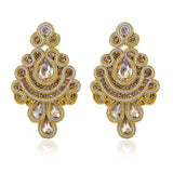 Soutache Earrings Ethnic Boho Crystal Weaving Drop Earrings