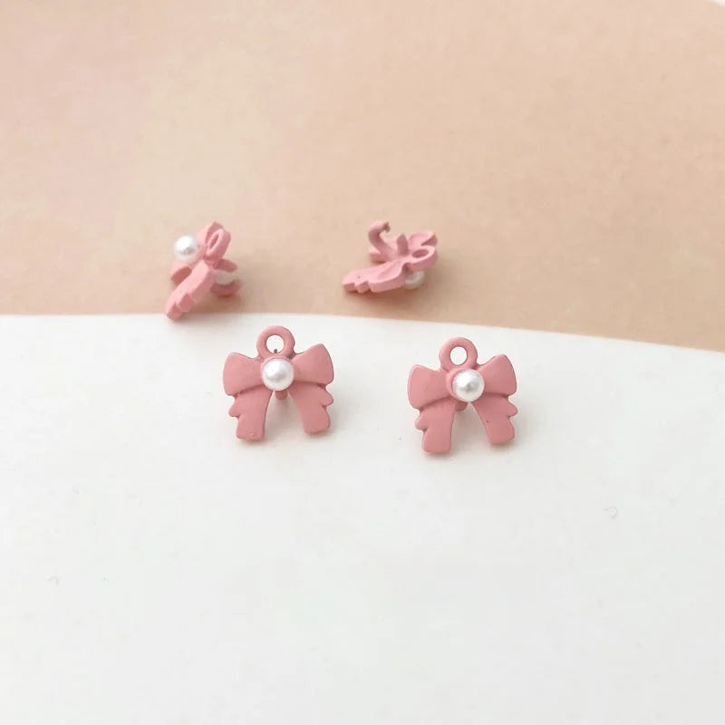 Spray Paint Bowknot Jewelry DIY Earrings Accessories