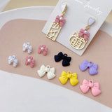 Spray Paint Bowknot Jewelry DIY Earrings Accessories