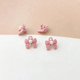 Spray Paint Bowknot Jewelry DIY Earrings Accessories