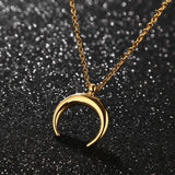 Stainless Steel Moon Chain Necklace For DIY Jewelry Making