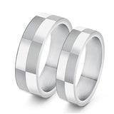 Stainless Steel Couple Ring Set - GJ036
