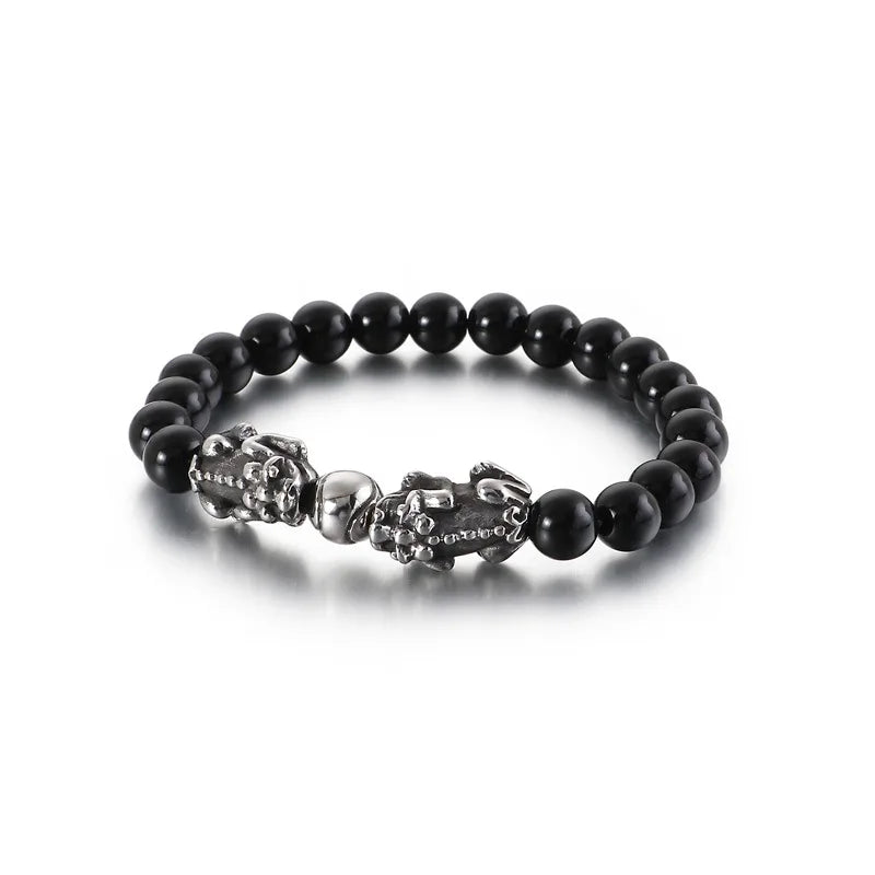 Stainless Steel Lucky Men's Bracelet