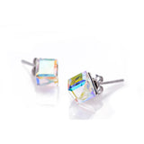 Temperament 925 Sterling Silver Zircon Earrings
