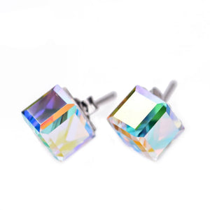 Temperament 925 Sterling Silver Zircon Earrings