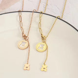 Hip Hop Rock Little Bear Lady Necklace Girls Party Jewelry