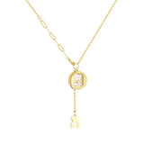 Hip Hop Rock Little Bear Lady Necklace Girls Party Jewelry