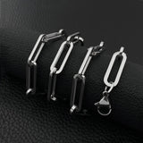 Titanium Steel Chain Necklace Stainless Steel Sweater Chain Men's Jewelry