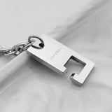 Titanium Steel Necklace Hip Hop Chain Jewelry