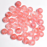Watermelon Red Stone Round Charms Beads 8x14mm 50pcs