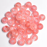 Watermelon Red Stone Round Charms Beads 8x14mm 50pcs