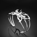Exaggerated Hollow Butterfly 925 Jewelry Bracelet for Women