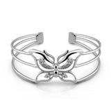 Exaggerated Hollow Butterfly 925 Jewelry Bracelet for Women