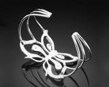 Exaggerated Hollow Butterfly 925 Jewelry Bracelet for Women