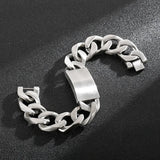 Men's Titanium Steel Punk Rock Bracelet Accessory