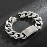 Men's Titanium Steel Punk Rock Bracelet Accessory
